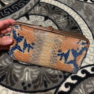 HOBO Lauren Wallet Adobe Snake Used